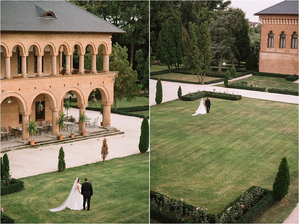 Sedinta foto dupa nunta la Palatul Mogosoaia